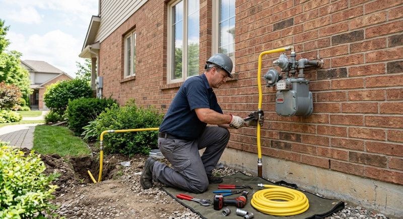 Fire Pit Gas Line Installation in Annapolis, MD