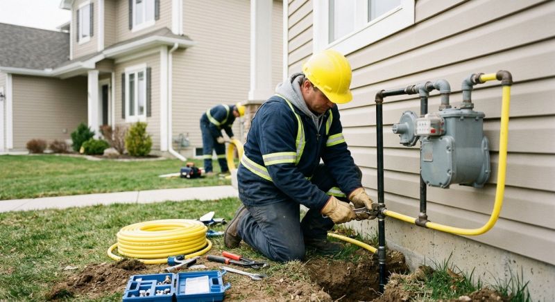Gas Line Installation in Fredericksburg, VA