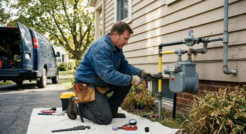 Propane Line Replacement in Austin, TX