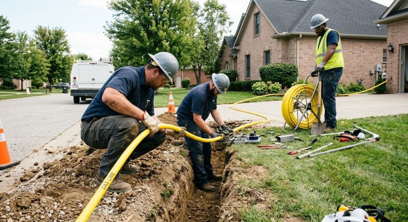 Underground Gas Line Service in Columbus, OH
